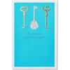 American Greetings New Home Card (Key to Happiness)(Keys New Home Congratulations Card)