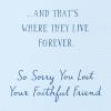 American Greetings Pet Sympathy Card (Dogs Live Forever In Your Heart)(Dogs Live Forever In Your Heart)