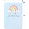 American Greetings Pet Sympathy Card (Dogs Live Forever In Your Heart)(Rainbow Dog)