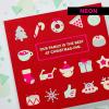 American Greetings Pop Up Christmas Card (Brightest Wishes)(Amazing Crew)