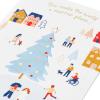 American Greetings Pop Up Christmas Card (Brightest Wishes)(Outdoor Scene)