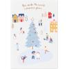 American Greetings Pop Up Christmas Card (Brightest Wishes)(Outdoor Scene)