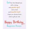 American Greetings Religious Birthday Card (Made You Special)