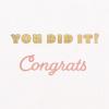 American Greetings Religious Congratulations Card (Happy for You)(Congratulation – You Did It)