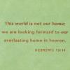 American Greetings Religious Sympathy Card (Everlasting Home)(Everlasting Home)
