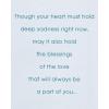 American Greetings Religious Sympathy Card (Everlasting Home)(Faith  Hope  and Love)