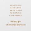American Greetings Retirement Card (Time of Your Life)(Confetti Cannon)