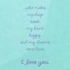 American Greetings Romantic Anniversary Card (Love You With All My Heart)(Couple Kissing Her Forehead)
