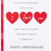 American Greetings Romantic Anniversary Card (Love You With All My Heart)(I Love You)