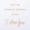 American Greetings Romantic Card (Eternally Grateful)(Celestial Ltg)