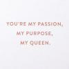 American Greetings Romantic Card for Her (My Purpose, My Queen)(Love You Heart)