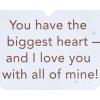 American Greetings Romantic Card for Husband (The World To Me)(Hearts)