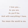 American Greetings Romantic Card for Husband (The World To Me)(The World To Me)