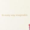 American Greetings Romantic Card for Wife (Every Way Imaginable)(Floral pattern lettering)