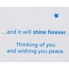 American Greetings Sympathy Card (New Star, Shine Forever)(New Star  Shine Forever)