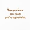American Greetings Thank You Card (Appreciated)(Pattern)