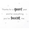 American Greetings Thank You Card for Teacher (Tireless Hero)(A Great Year)