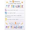 American Greetings Thank You Card for Teacher (Tireless Hero)(Best Teacher Ever!)