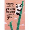 American Greetings Thank You Card for Teacher (Tireless Hero)(Panda-monium)