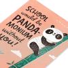 American Greetings Thank You Card for Teacher (Tireless Hero)(Panda-monium)