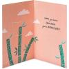 American Greetings Thank You Card for Teacher (Tireless Hero)(Panda-monium)