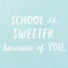 American Greetings Thank You Card for Teacher (Tireless Hero)(Smart Cookie)