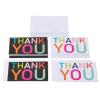 American Greetings Thank You Cards with Envelopes, Multicolored Lettering (48-Count)(Multicolored Lettering)