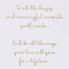 American Greetings Wedding Card (Your Day)(Happy and Meaningful Moments)