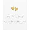 American Greetings Wedding Card (Your Day)(Live Laugh Love)