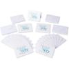 American Greetings Wedding Thank You Cards with Envelopes, Gold and Cream (50-Count)(Blue and Gray)