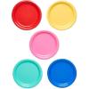 imageAmerican Greetings 50Count 7 in x 7 in Rainbow Paper Dessert PlatesMulticolor Paper Dinner Plates