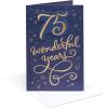 imageAmerican Greetings 75th Birthday Card 75 Years Young75th Birthday Lettering