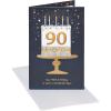imageAmerican Greetings 90th Birthday Card Birthday BalloonsCake w Candles