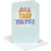 imageAmerican Greetings Congratulations Card All for YouALL THE YAYS Lettering