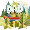 imageAmerican Greetings Fathers Day Pop Up Card Special MomentsDiamond Base Woodland Scene