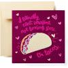 imageAmerican Greetings Funny Romantic Card Waffley CuteYou and Tacos