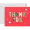 imageAmerican Greetings Holiday Thank you Cards with Envelopes Red Snowflakes 25CountCHRISTMAS THANK YOU LTG 25CT