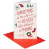 imageAmerican Greetings Pop Up Christmas Card Brightest WishesSanta Flying Pop Up