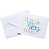 imageAmerican Greetings Wedding Thank You Cards with Envelopes Gold and Cream 50CountBlue and Gray