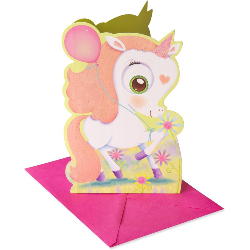 imageAmerican Greetings Pop Up Birthday Card for Kids SweeeetUnicorn for Girl