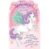 American Greetings Pop Up Birthday Card for Kids (Sweeeet!)(Pegasus with Stickers)