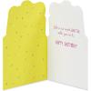American Greetings Pop Up Birthday Card for Kids (Sweeeet!)(Smiling Cake with Bow)