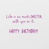 American Greetings Pop Up Birthday Card for Kids (Sweeeet!)(Smiling Cake with Bow)