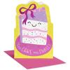 Smiling Cake with Bow