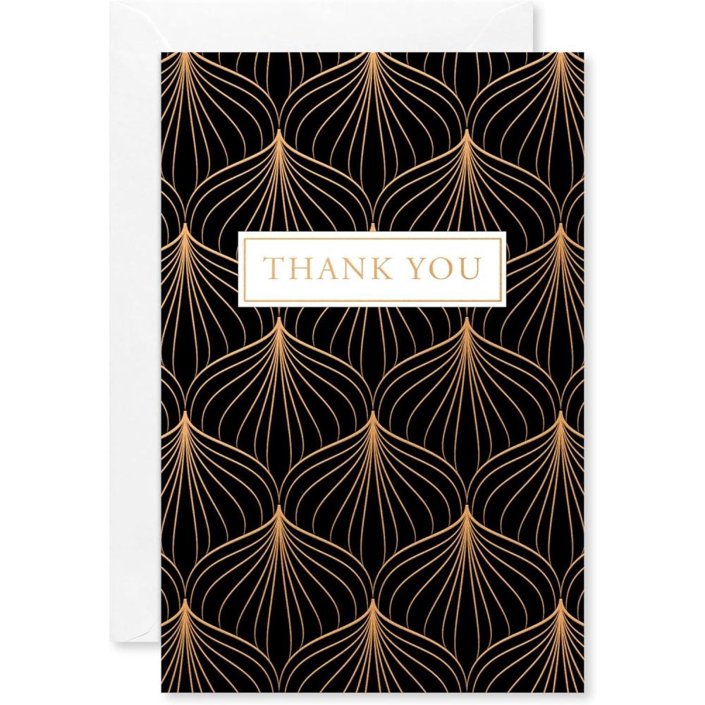 imageAmerican Greetings Blank Thank You Cards with Envelopes for Wedding Birthday Baby Shower Floral 48CountBULK TY WED FORMAL