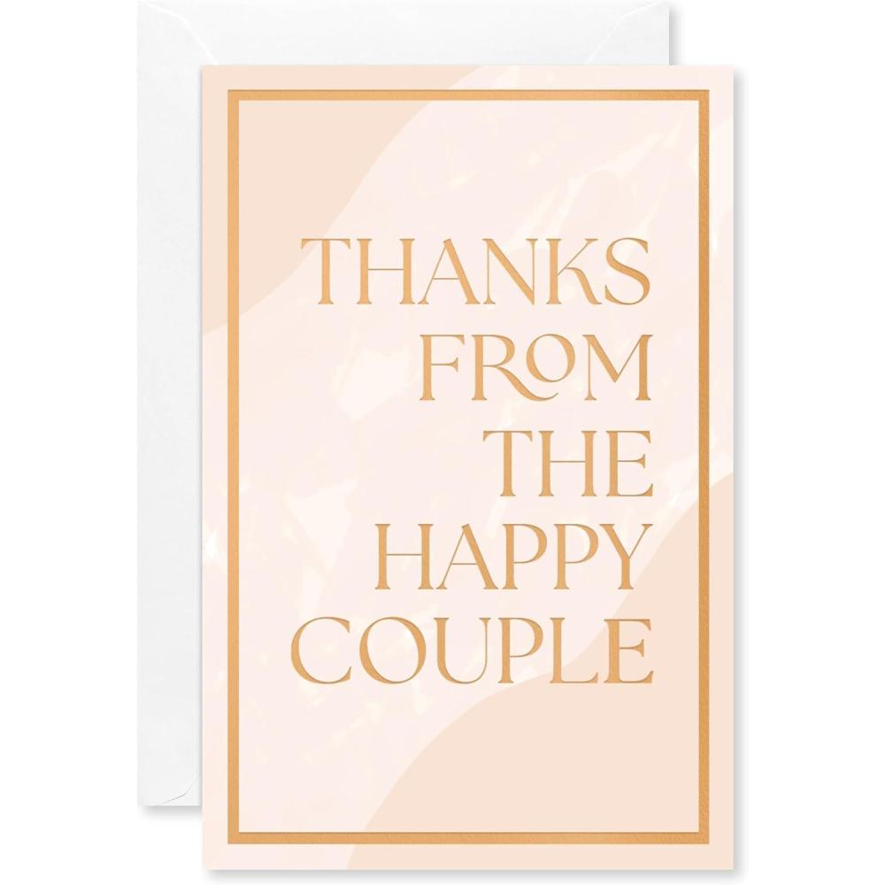 imageAmerican Greetings Blank Thank You Cards with Envelopes for Wedding Birthday Baby Shower Floral 48CountBULK TY WEDDING