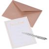 American Greetings 5×7 Invitation with Envelopes for Wedding, Birthday, Baby Shower, Floral (25-Count)(White and Gold)