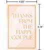 American Greetings Blank Thank You Cards with Envelopes for Wedding, Birthday, Baby Shower, Floral (48-Count)(BULK TY WEDDING)