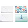 American Greetings Blank Cards and Envelopes, Beach Theme (50-Count)