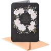 American Greetings Blank Will You Be My Bridesmaid Cards, Red Heart (8-Count)(Flower Wreath)